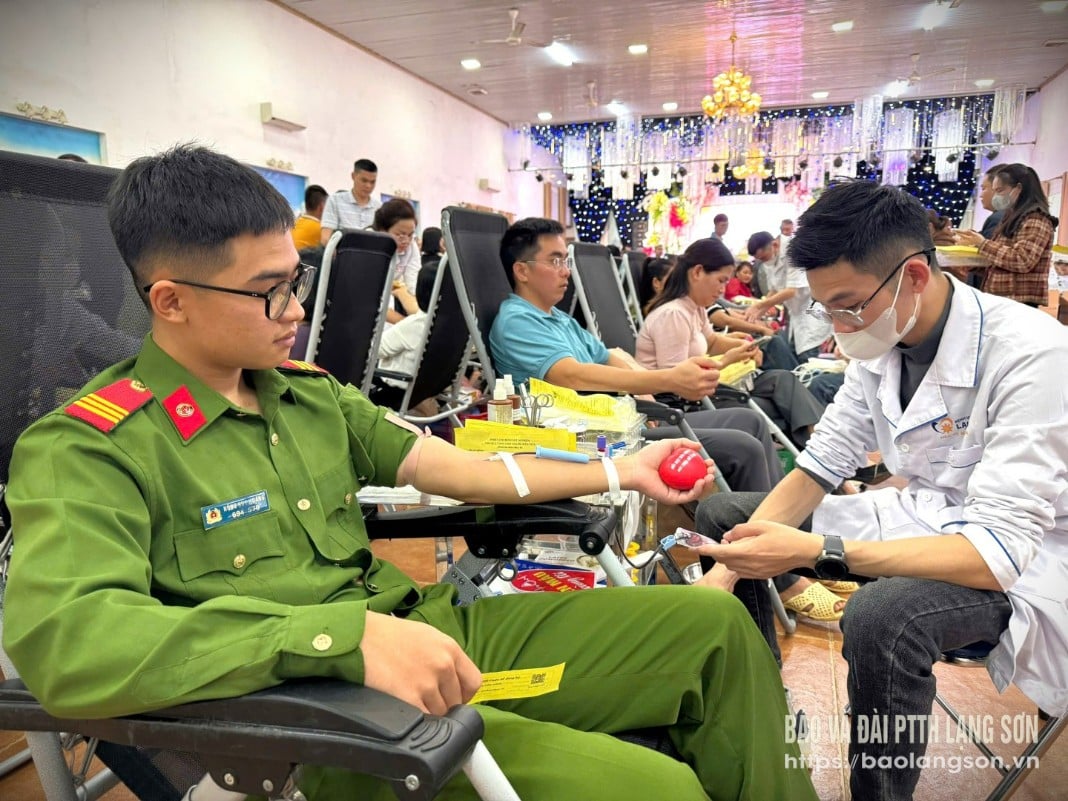 מתנדבים תורמים דם בפסטיבל