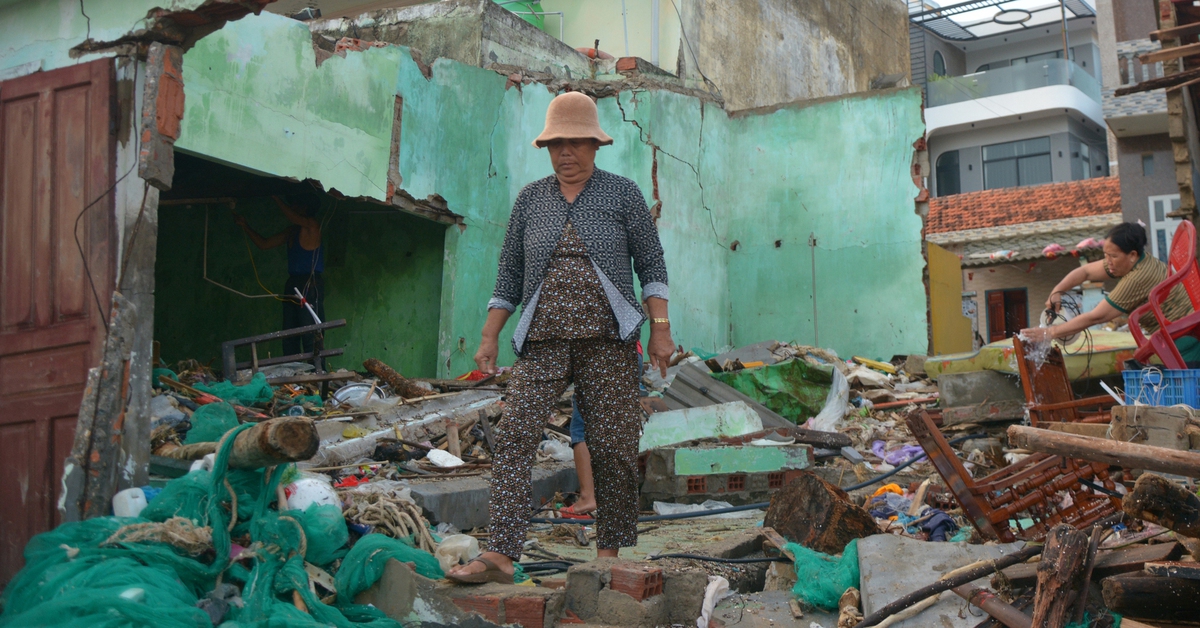 Đêm kinh hoàng trong bão Kalmaegi ở làng chài Nhơn Lý