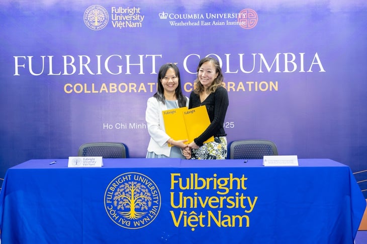 Fulbrightova univerzita ve Vietnamu podepsala dohodu o spolupráci s Kolumbijskou univerzitou - Foto 1. Fulbright Việt Nam ký kết hợp tác với Đại học Columbia - Ảnh 1.
