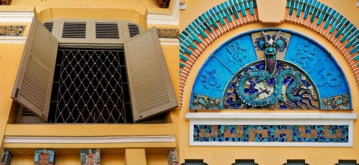 Skolen har fortsatt beholdt sin opprinnelige klassiske arkitektur.