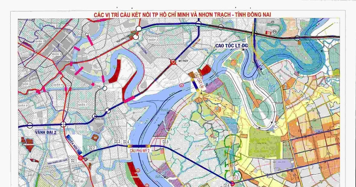 Navrhované umístění mostu Phu My 2.