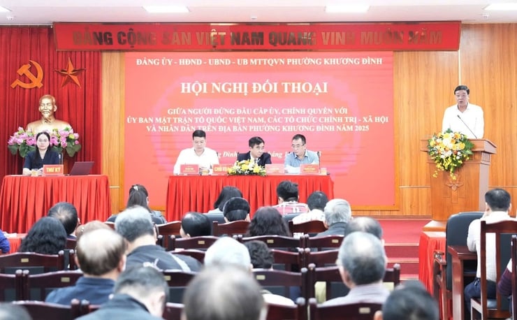 Khương Đình phát huy hiệu quả đối thoại, chăm lo an sinh xã hội và xây dựng đô thị văn minh- Ảnh 1.