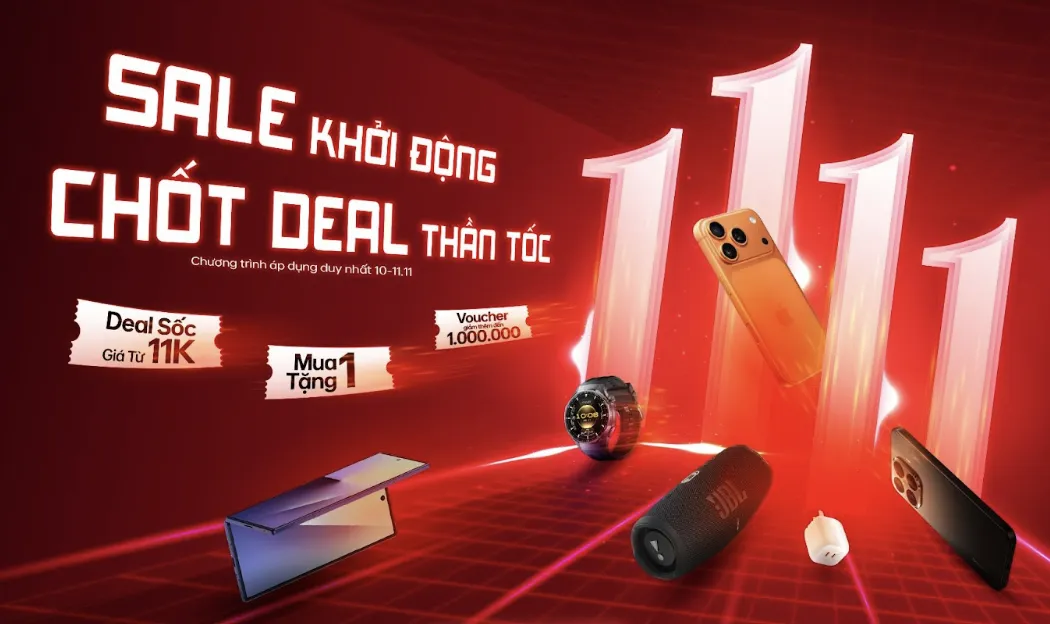 Siêu Sale hàng công nghệ dịp 11-11