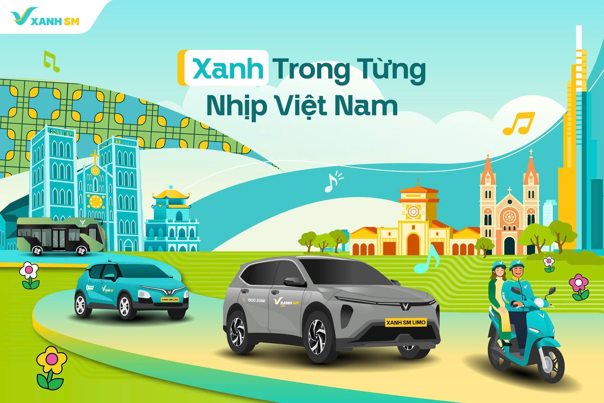 Công ty GSM (GSM Green and Smart Mobility) do Chủ tịch Tập đoàn Vingroup Phạm Nhật Vượng sáng lập, đang dẫn đầu hành trình kiến tạo tương lai xanh với hệ sinh thái di chuyển điện toàn diện. Ảnh: GSM.