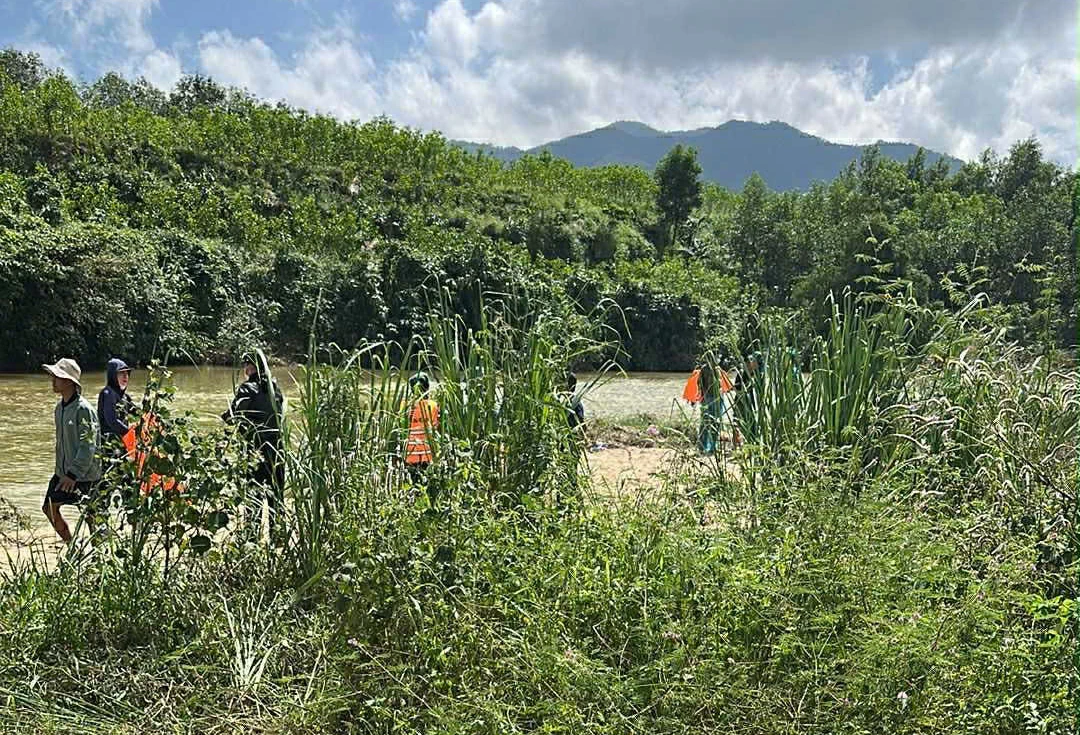 Der Flussabschnitt, an dem die Leiche des Opfers gefunden wurde – Foto: C.T.V.