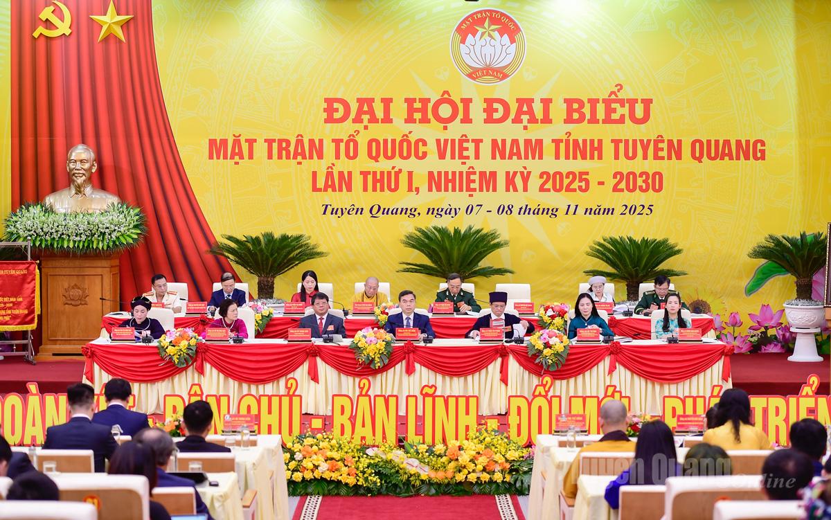 Kongressens presidium.