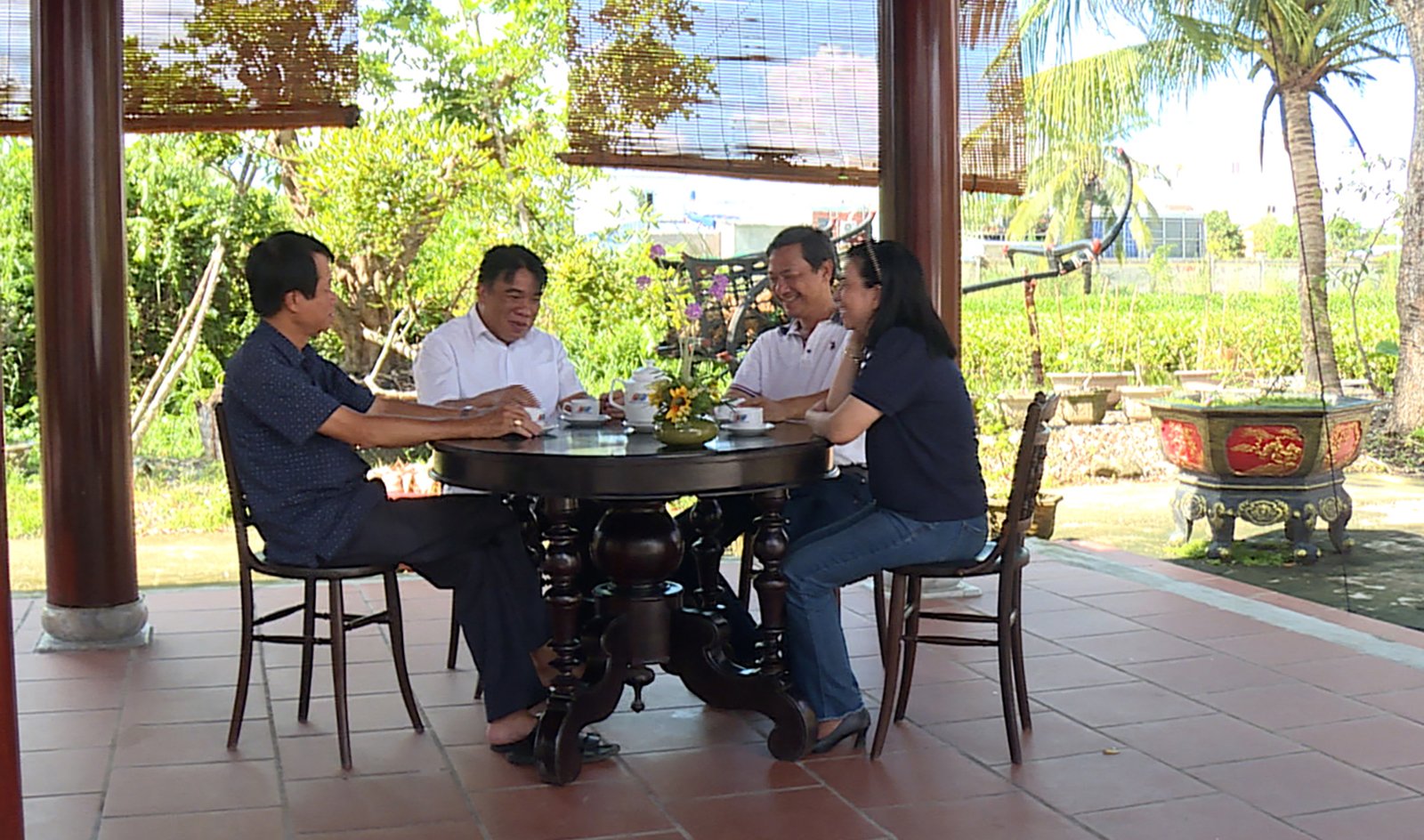 قدّمت منظومة روضة أطفال هوا سين آن جيانج 3.6 مليار دونج لبرنامج