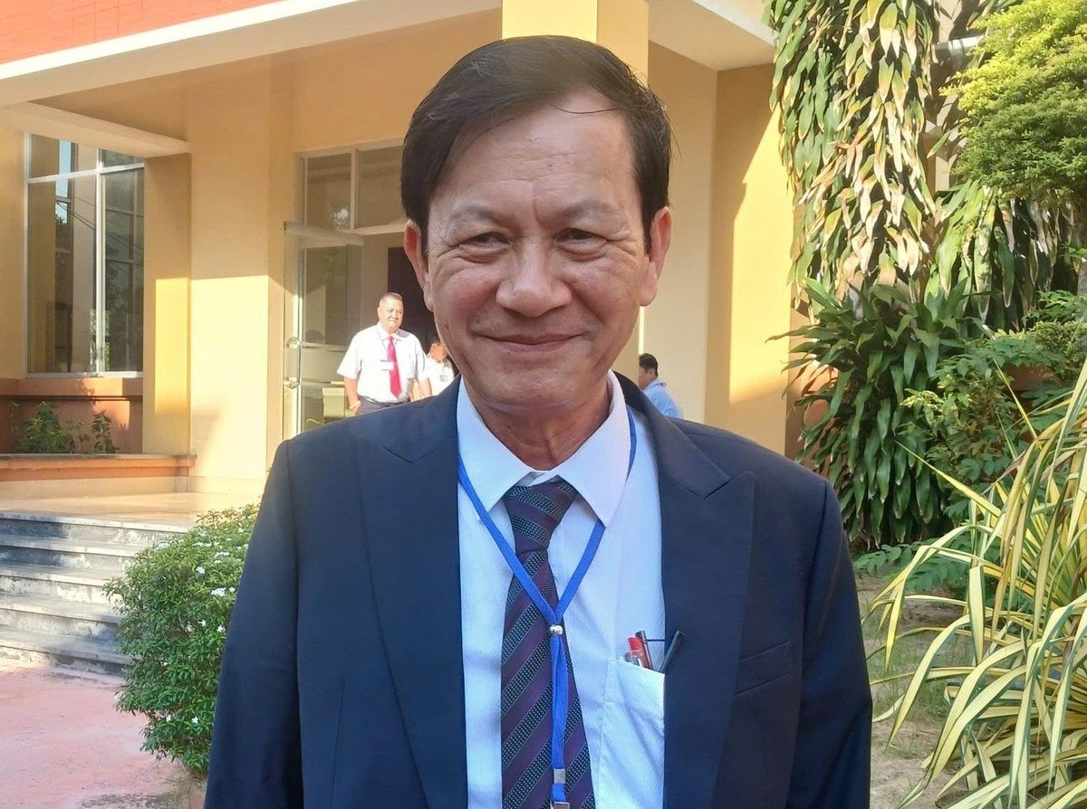 Ông Võ Tấn Lợi, Chủ tịch Hiệp hội Sầu riêng Tiền Giang (tỉnh Đồng Tháp). Ảnh: Minh Đảm.