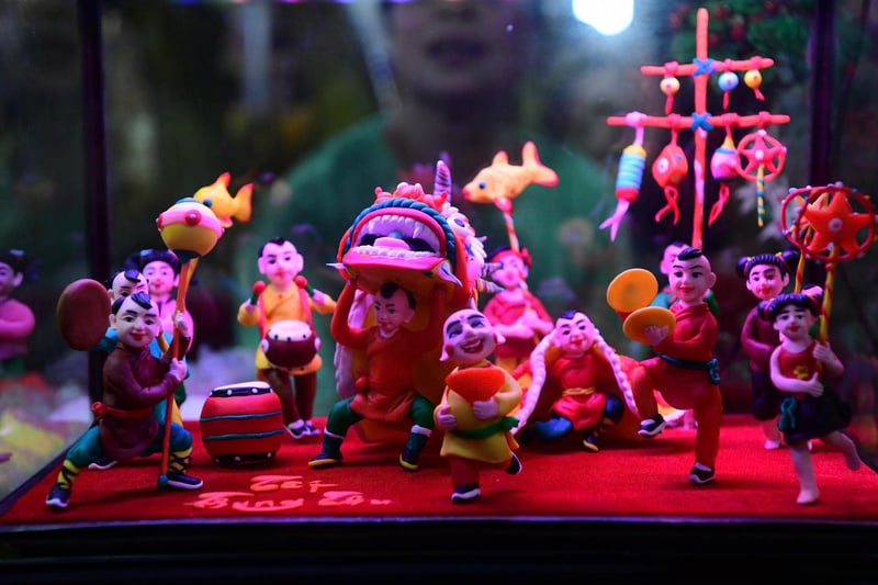 ຄວາມງາມຂອງວັດທະນະທໍາພື້ນເມືອງໂດຍຜ່ານຮູບປັ້ນ 'ເຖິງລາວ'. ພາບ: N.H