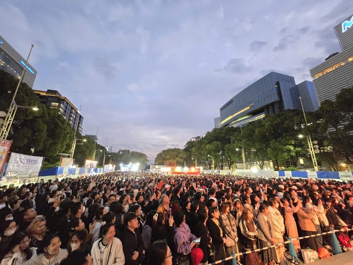 Đông Hùng, Võ Hạ Trâm hội ngộ tại Lễ hội Việt Nam - TP HCM ở Nhật Bản - Ảnh 3.