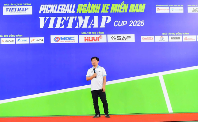 Giải pickleball ngành xe miền Nam khép lại bằng hành trình thiện nguyện- Ảnh 2.