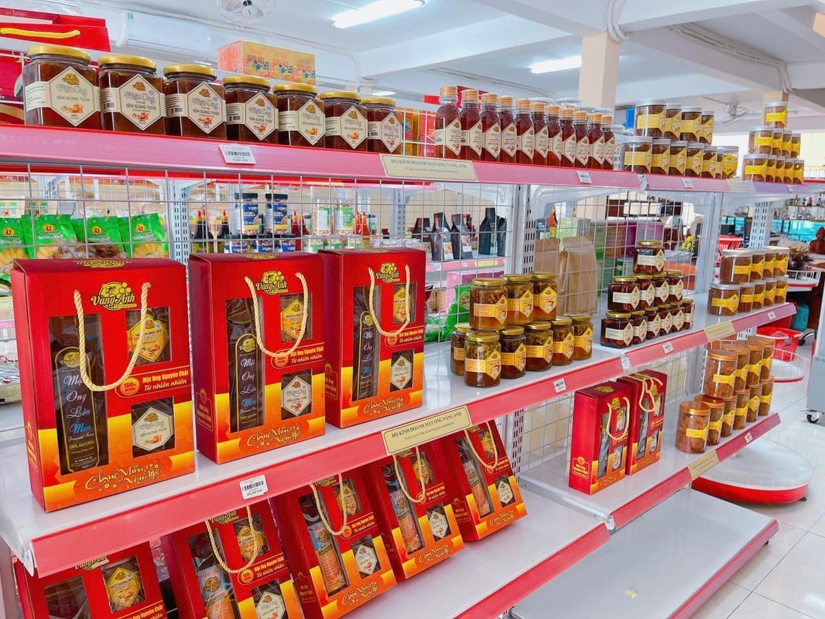 Hệ thống Saigon Co.op cũng đã đưa các sản phẩm OCOP của Đồng Nai vào kênh phân phối trên toàn quốc. Ảnh: Minh Sáng.