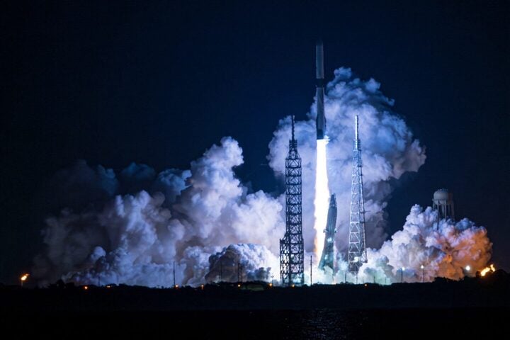 Racheta New Glenn a companiei Blue Origin a fost lansată de la Stația Forțelor Spațiale Cape Canaveral în dimineața zilei de 16 ianuarie 2025. (Sursa: Blue Origin)