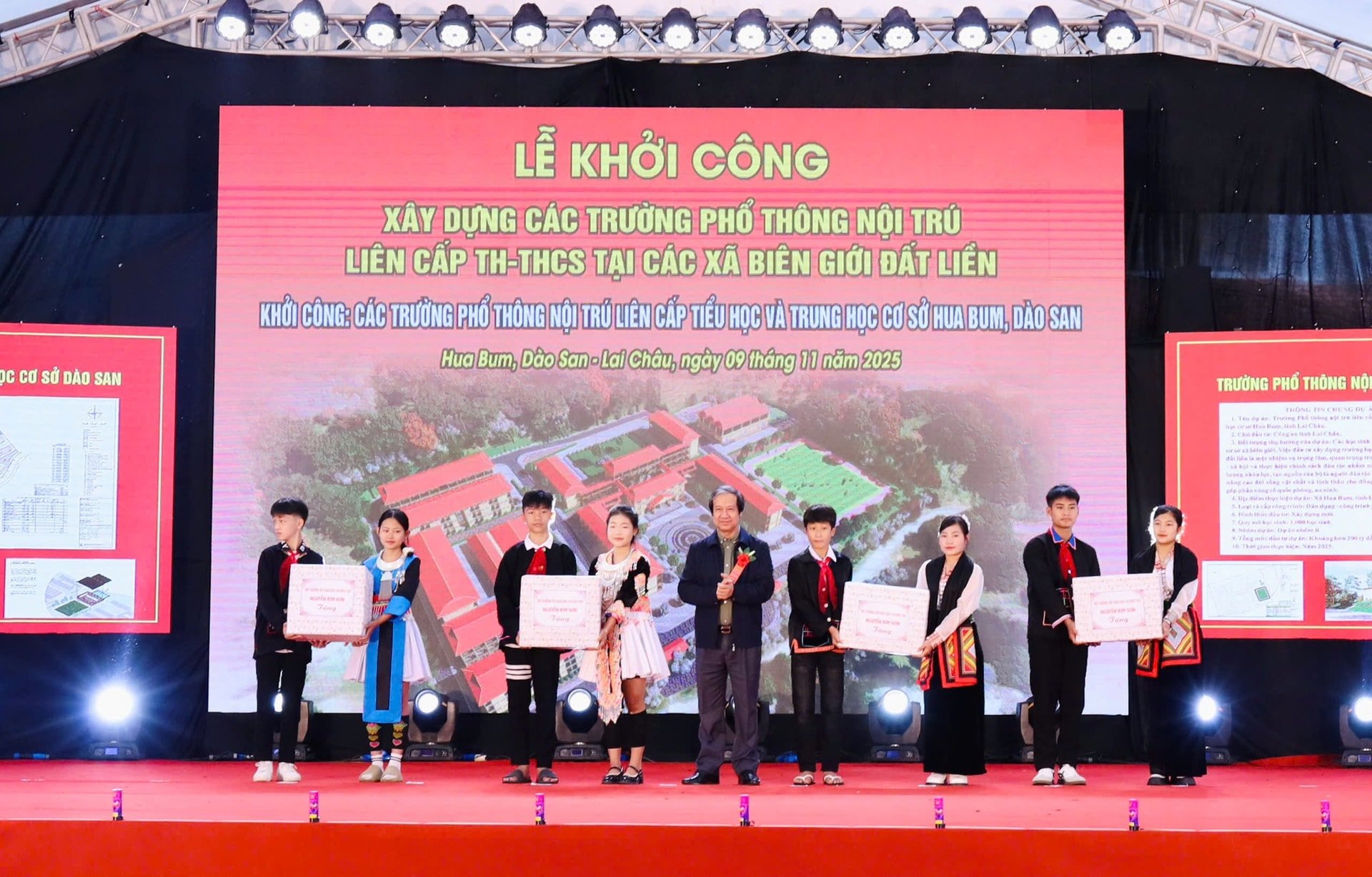 UPDATE: ໂຄງການກໍ່ສ້າງໂຮງຮຽນກິນນອນຢູ່ເຂດຊາຍແດນທາງບົກ ເລີ່ມລົງມືກໍ່ສ້າງ - ພາບ 18. CẬP NHẬT: Khởi công xây dựng các trường phổ thông nội trú tại các xã biên giới đất liền- Ảnh 18.