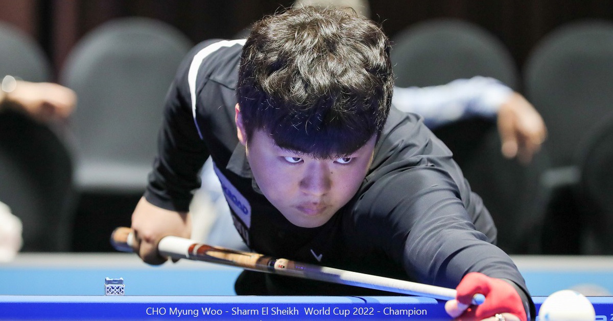 Billiards: Thắng ấn tượng Eddy Merckx, thần đồng Hàn Quốc vào chung kết World Cup