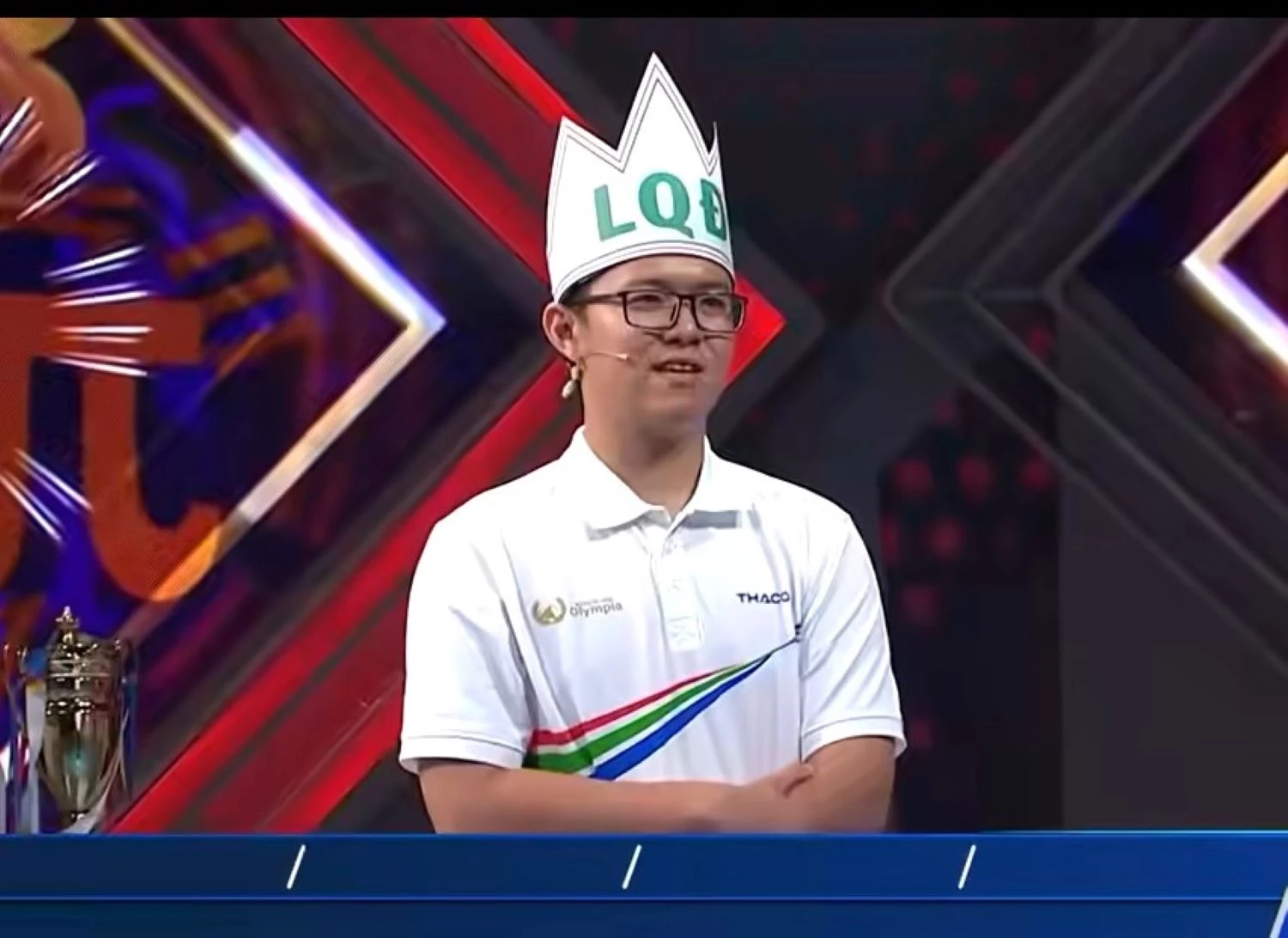 Thí sinh Trần Võ Gia Bảo tại cuộc thi.