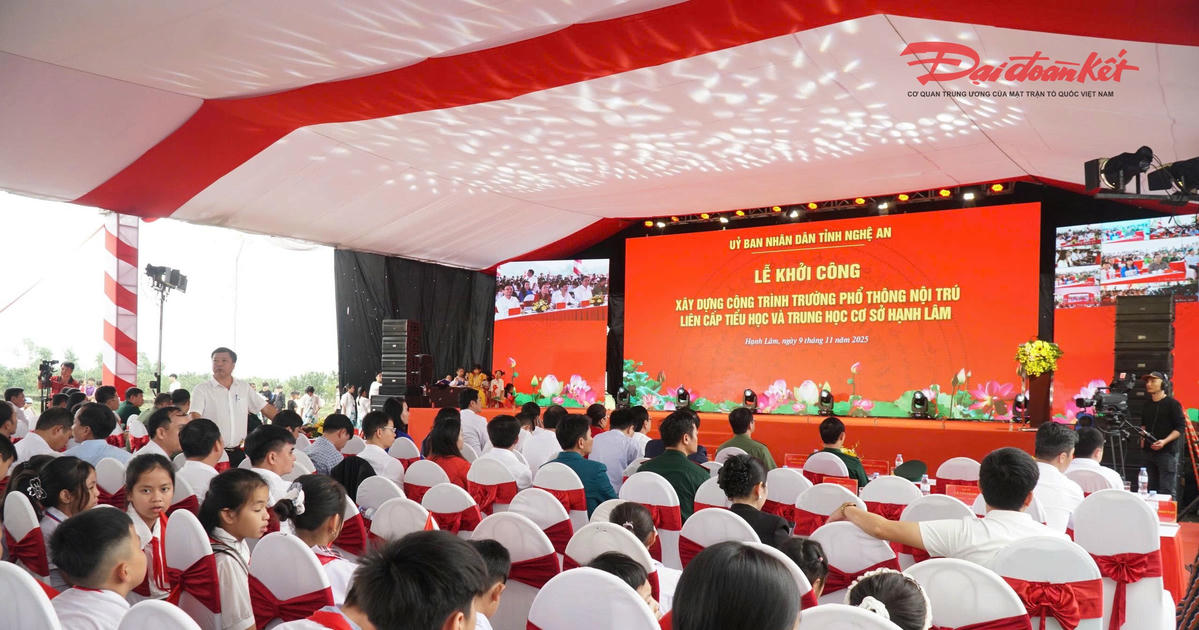 Nghệ An: Đồng loạt khởi công 9 trường học liên cấp tại các xã biên giới