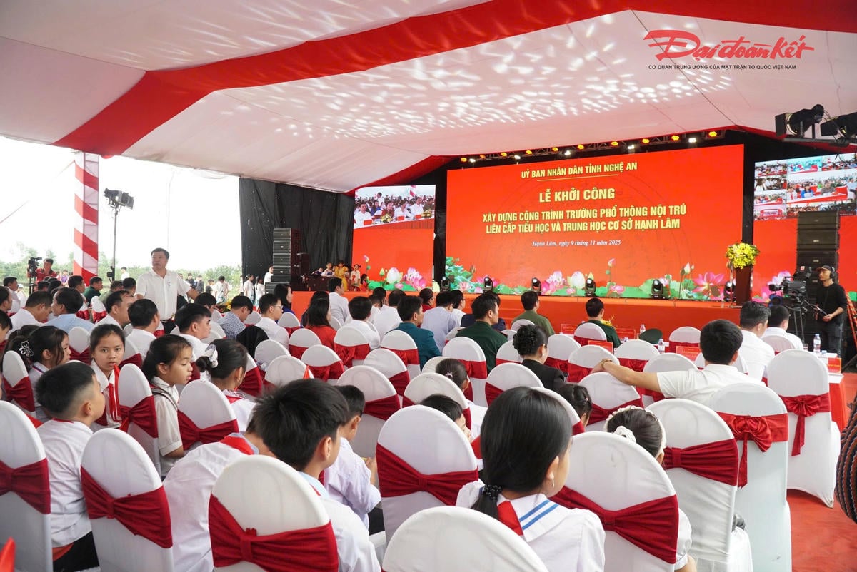Nghe An: Simultaneously started construction of 9 inter-level schools in border communes Nghệ An: Đồng loạt khởi công 9 trường học liên cấp tại các xã biên giới
