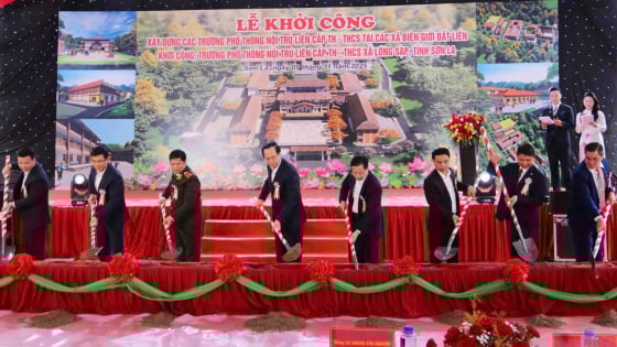 Sơn La khởi công xây dựng Trường liên cấp tại xã biên giới Lóng Sập