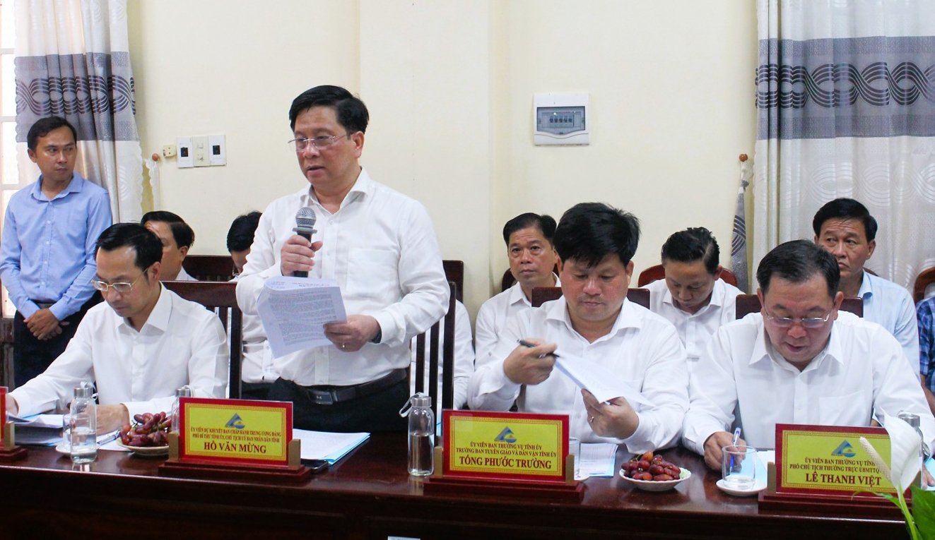 उप प्रधान मंत्री बुई थान सोन: एन गियांग को मेकांग डेल्टा क्षेत्र के लिए एक रणनीतिक संपर्क केंद्र बनाना