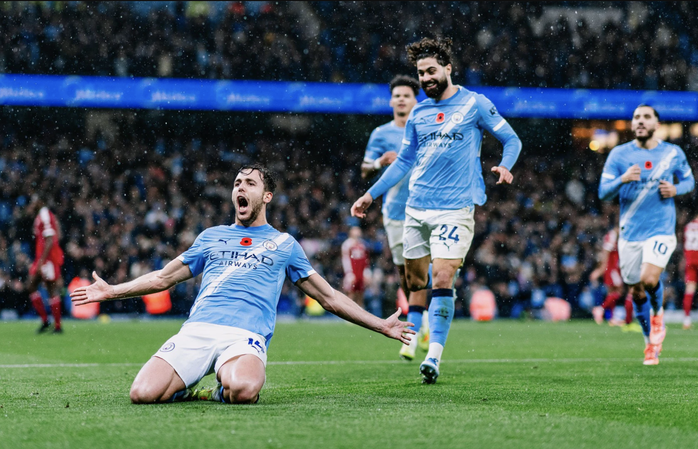 Haaland ហៀបនឹងឈានដល់ 100 គ្រាប់ Man City ផ្តួល Liverpool នៅ Etihad - រូបថតទី 5 ។