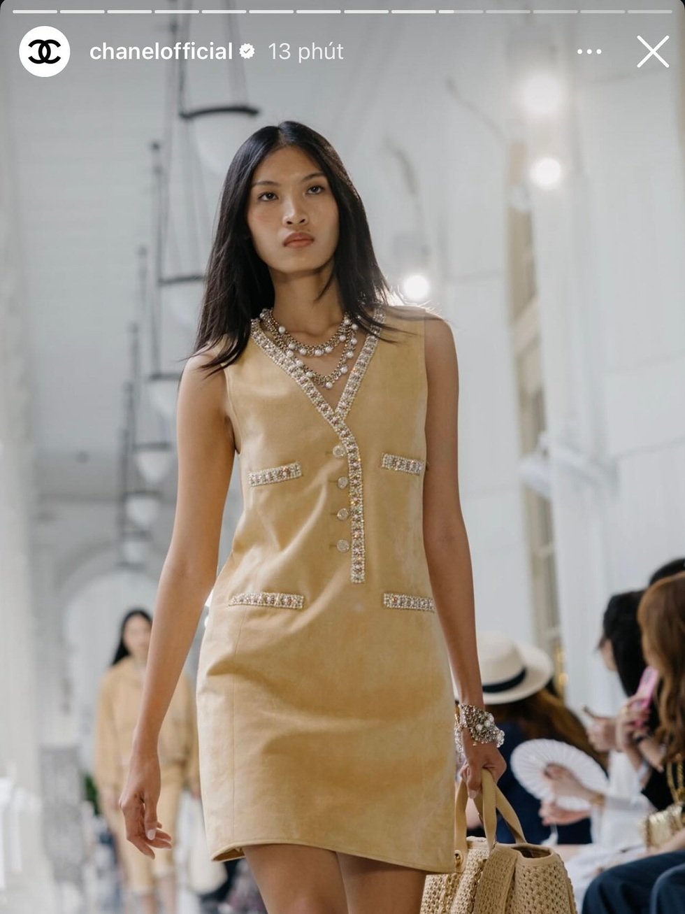 اولین مدل ویتنامی که در نمایش شانل شرکت کرد، فرآیند انتخاب سخت ۵ ثانیه‌ای را روایت می‌کند - ۱