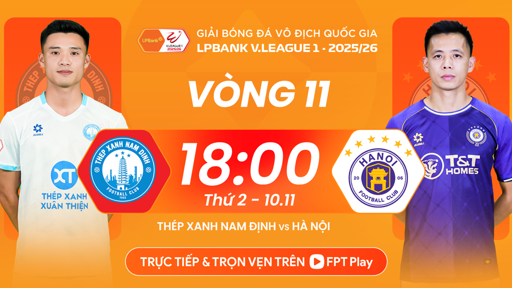 មតិលើការប្រកួត Nam Dinh vs Hanoi FC ម៉ោង 6:00 ល្ងាច។ ថ្ងៃទី ១០ ខែវិច្ឆិកា៖ ធៀនទ្រឿងនៅតែអាប់អួរ - រូបថត ១