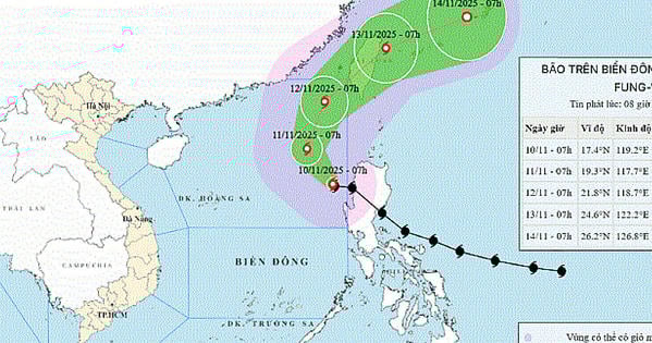 Bão giật cấp 16 trên Biển Đông, tàu thuyền cần chú ý tránh vùng nguy hiểm
