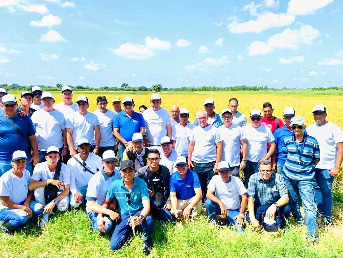 Hội thảo đầu bờ với các hộ nông dân sản xuất giỏi tỉnh Matanzas (Cuba). Ảnh: Nhân vật cung cấp.