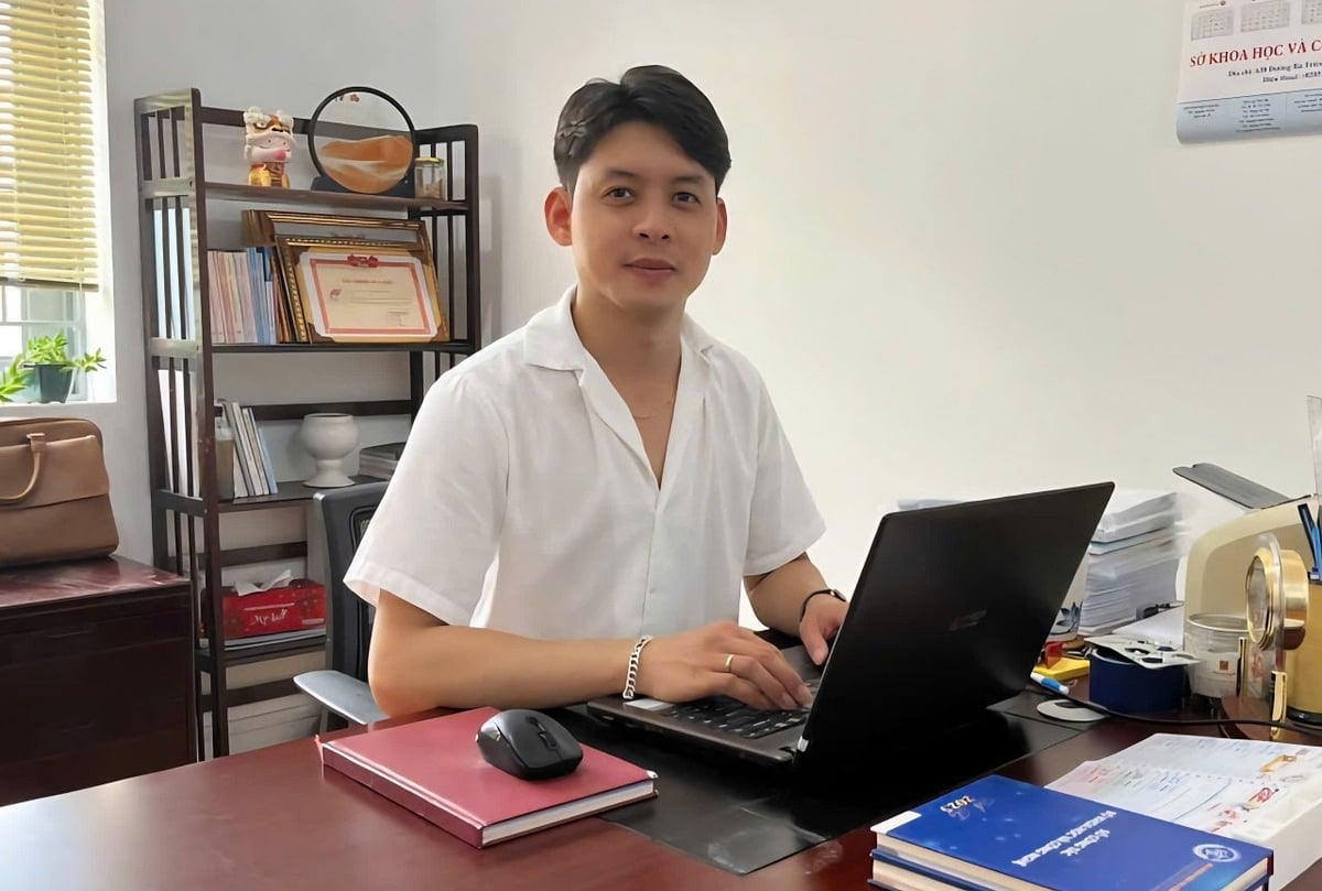 Thạc sỹ Nguyễn Khánh Toàn - nhà khoa học của nhà nông. Ảnh: Hoàng Nghĩa.