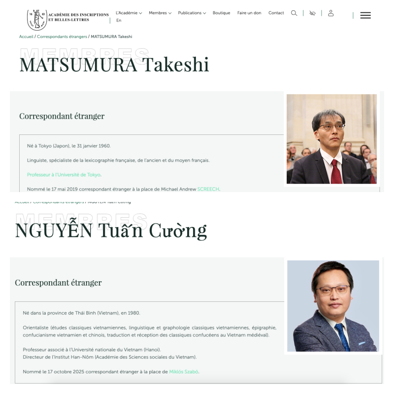 Người Việt Nam thứ 2 được bầu vào Viện hàn lâm Văn khắc và Mỹ văn Pháp - Ảnh 2.