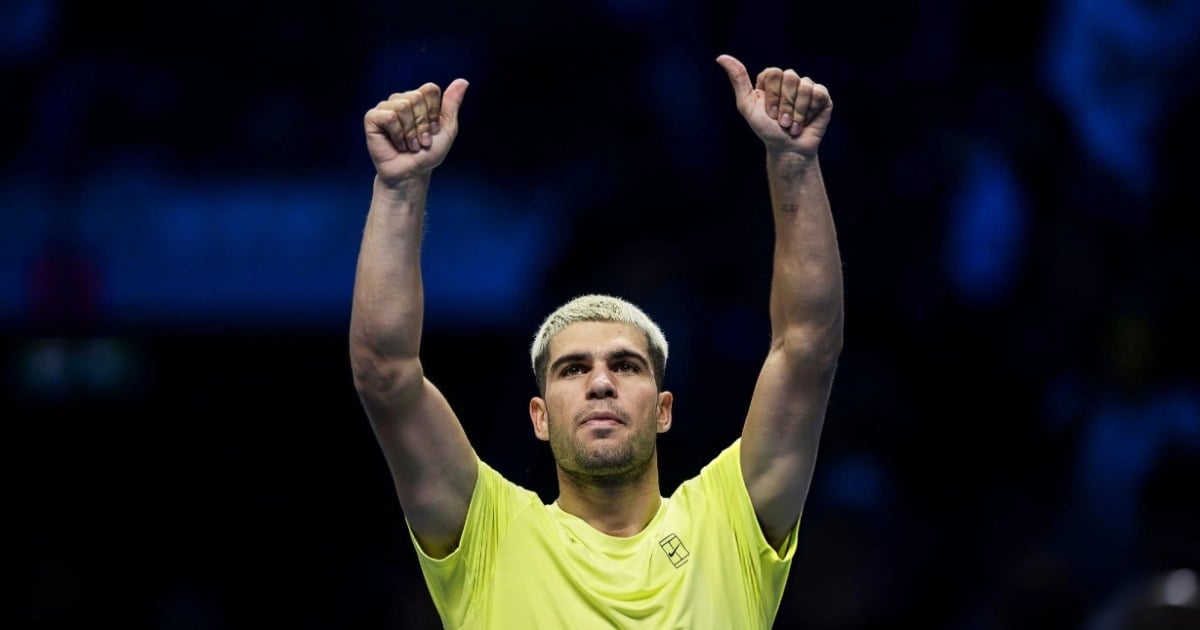 알카라스 경기 장면