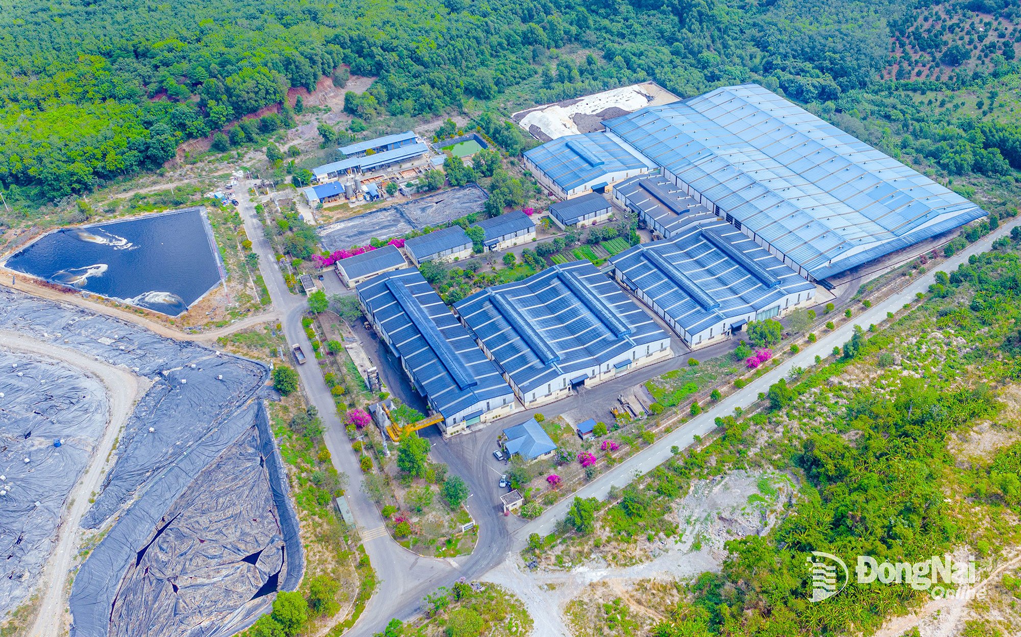 រោងចក្រ​កែ​ច្នៃ​សំណល់​រឹង​ក្នុង​ស្រុក​នៅ​ឃុំ Gia Kiem ខេត្ត Dong Nai។ រូបថត៖ Hoang Loc 