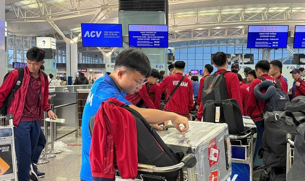 La selección sub-22 de Vietnam parte hacia China para entrenar - foto 1