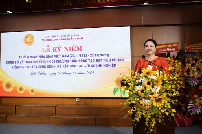 Lãnh đạo Đà Nẵng đánh giá cao công tác đào tạo của Trường CĐ Quảng Nam - Ảnh 3.