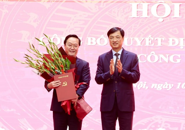 Đồng chí Nguyễn Đức Trung được điều động, chỉ định giữ chức Phó Bí thư Thành ủy Hà Nội- Ảnh 3.