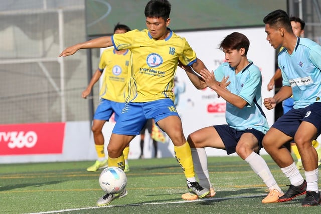 Bảng C tử thần, đội Trường ĐH Thủy Lợi đại chiến Trường ĐH Đồng Tháp- Ảnh 4.