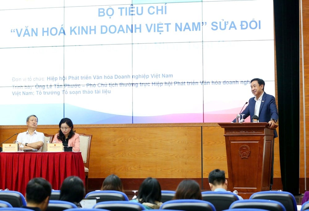 ຊຸດ​ມູນ​ຄ່າ​ວັດ​ທະ​ນະ​ທຳ​ວິ​ສາ​ຫະ​ກິດ​ຫວຽດ​ນາມ ຈະ​ໄດ້​ຮັບ​ການ​ປະ​ກາດ - ຮູບ​ທີ 5