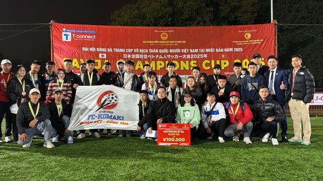 Người Việt ở Nhật hướng về miền Trung bằng giải bóng đá ý nghĩa - Ảnh 6.