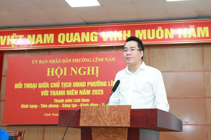 Chủ tịch UBND phường Lĩnh Nam: Thanh niên phải truyền cảm hứng đổi mới, sáng tạo- Ảnh 7.