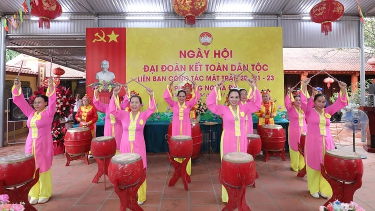 Ngày hội Đại đoàn kết toàn dân tộc phường Nghĩa Đô năm 2025- Ảnh 2.