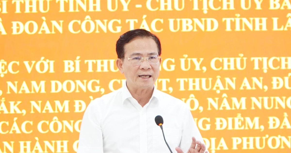 Chủ tịch UBND tỉnh Hồ Văn Mười làm việc với 11 xã phía Tây Lâm Đồng