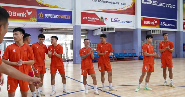Tuyển futsal Việt Nam bước vào giai đoạn nước rút chuẩn bị cho SEA Games 33