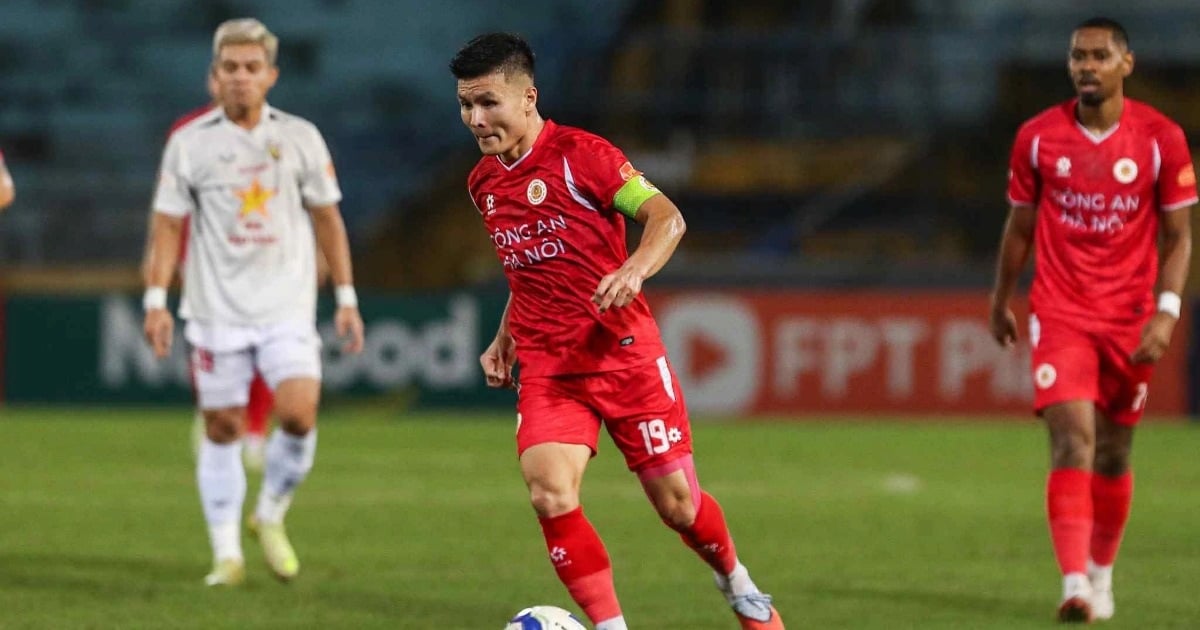 Quang Hải ghi bàn, CLB Công an Hà Nội bám sát đội đầu bảng Ninh Bình