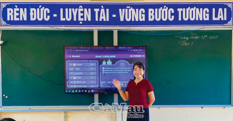 Cô giáo tiên phong đổi mới sáng tạo