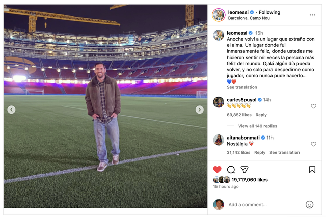 Messi bất ngờ viếng thăm sân Nou Camp, CLB Barcelona không hay biết: Vì sao? - Ảnh 1.
