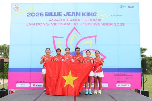 Đội tuyển quần vợt Việt Nam xung trận ở  Billie Jean King Cup trên sân nhà - Ảnh 1.