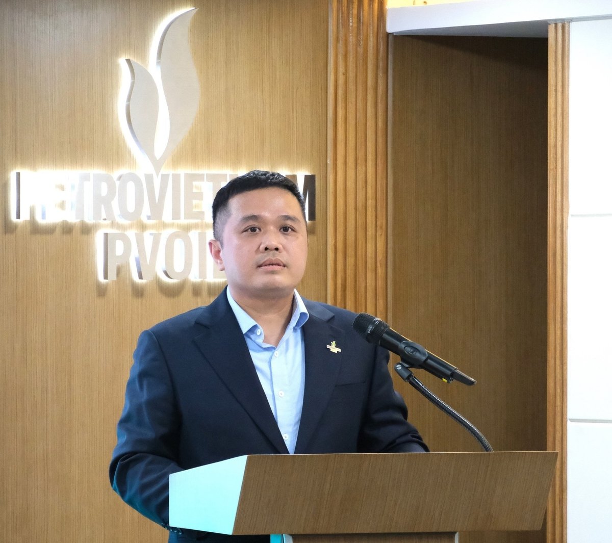 Ông Nguyễn Đăng Trình - Tổng Giám đốc PVOIL phát biểu tại Lễ ký kết. Ảnh: PVOIL.