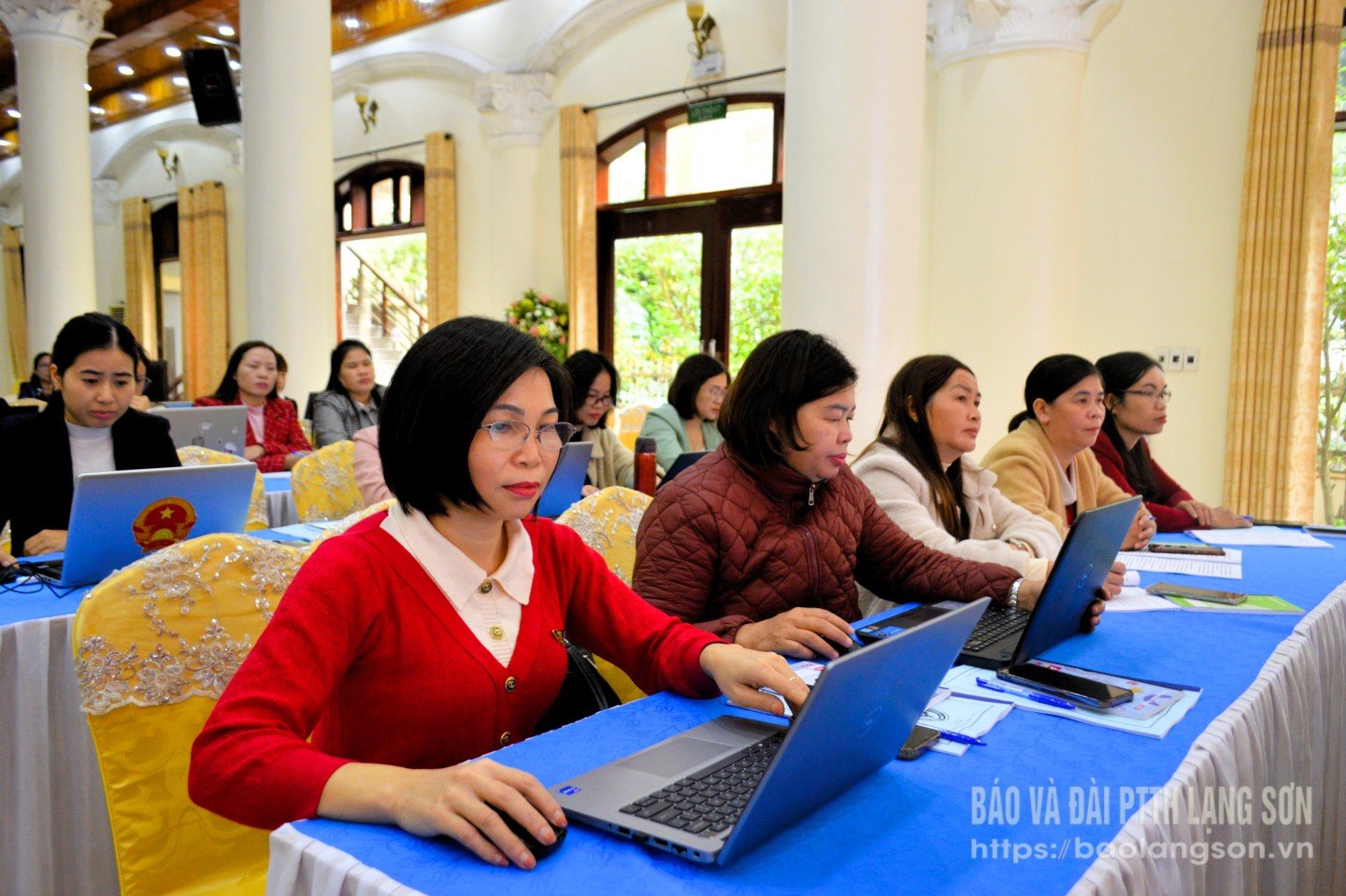 Los alumnos que asisten al curso de formación