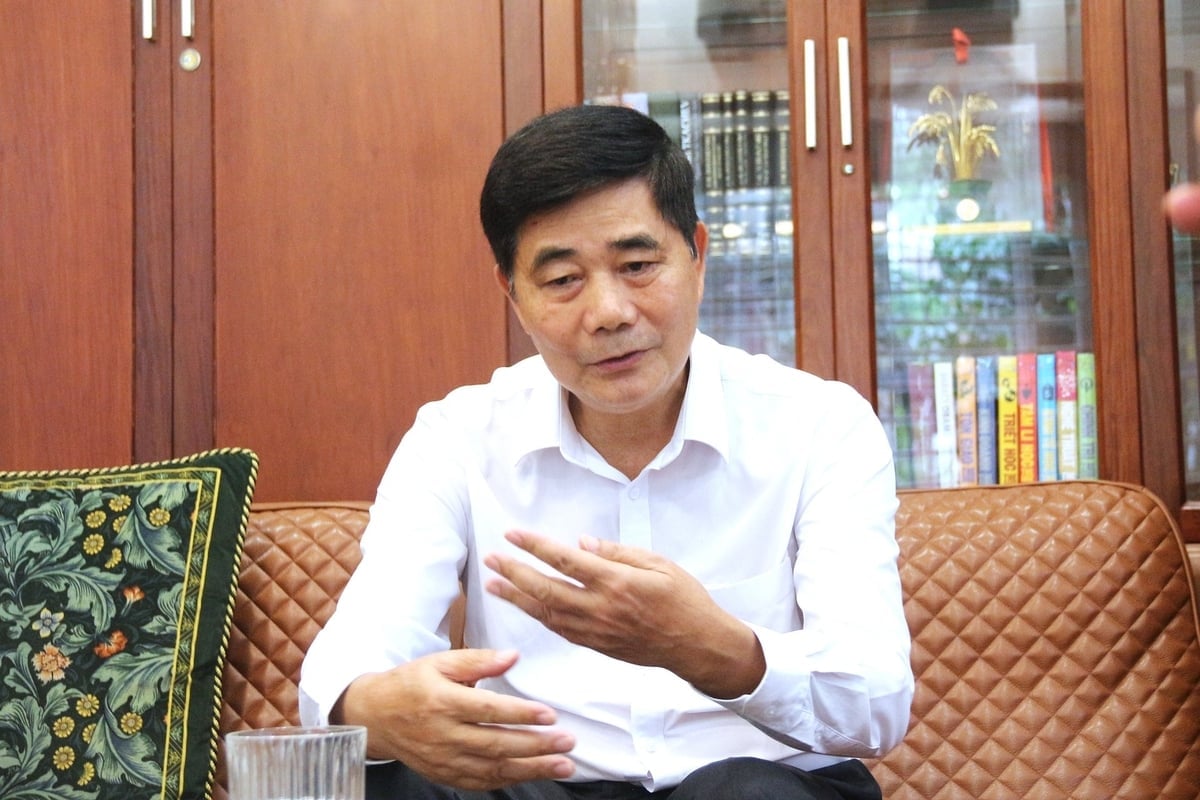 Nguyên Bộ trưởng Cao Đức Phát. Ảnh: Phạm Hiếu.